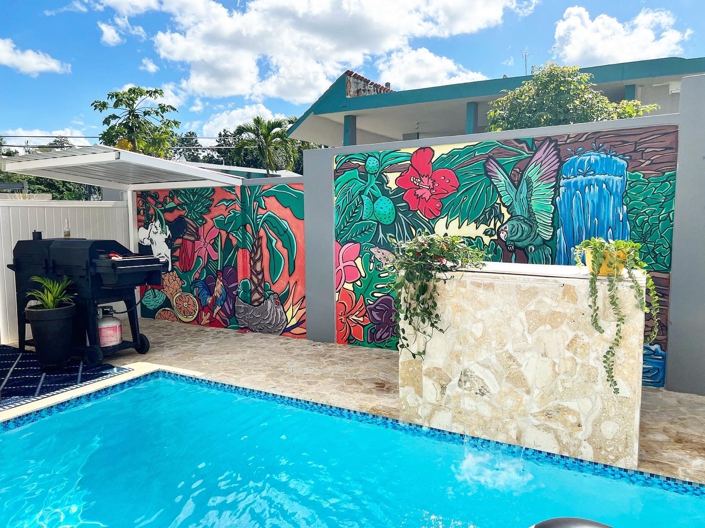 two murals in Hatillo Puerto Rico