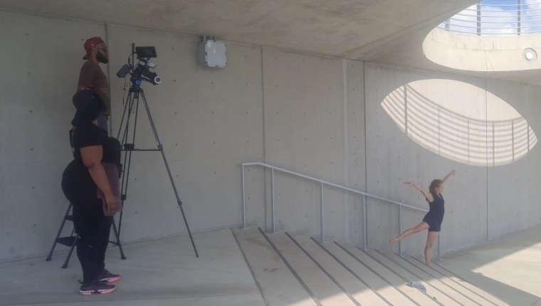On set, dance film