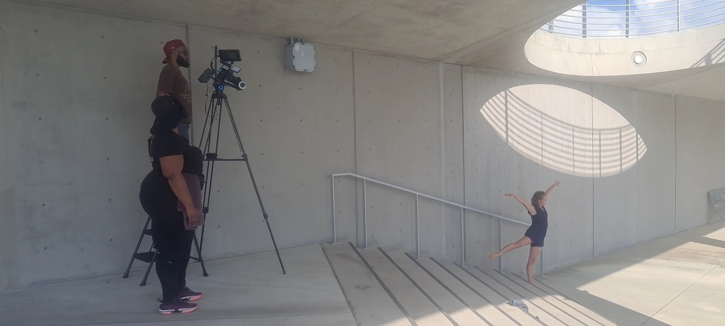On set, dance film